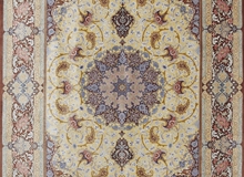 Persian Qum Ahmadi Beige Brown